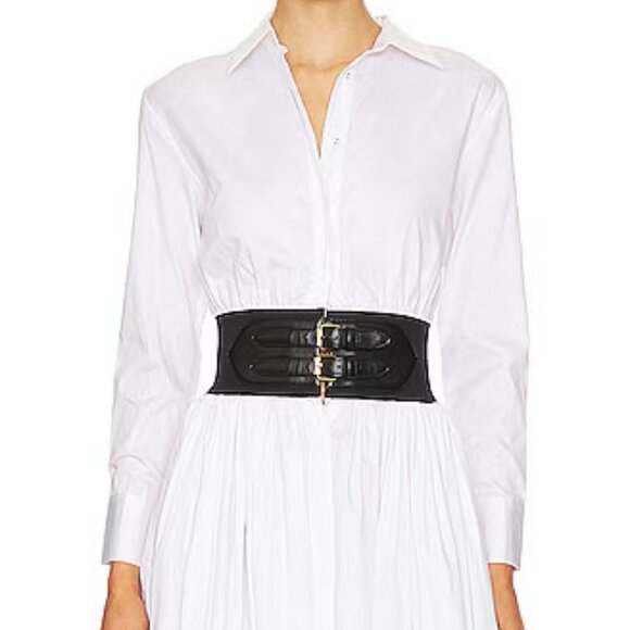 Karina Grimaldi | Briar Mini Dress | Seashell White | L - Picture 3 of 3